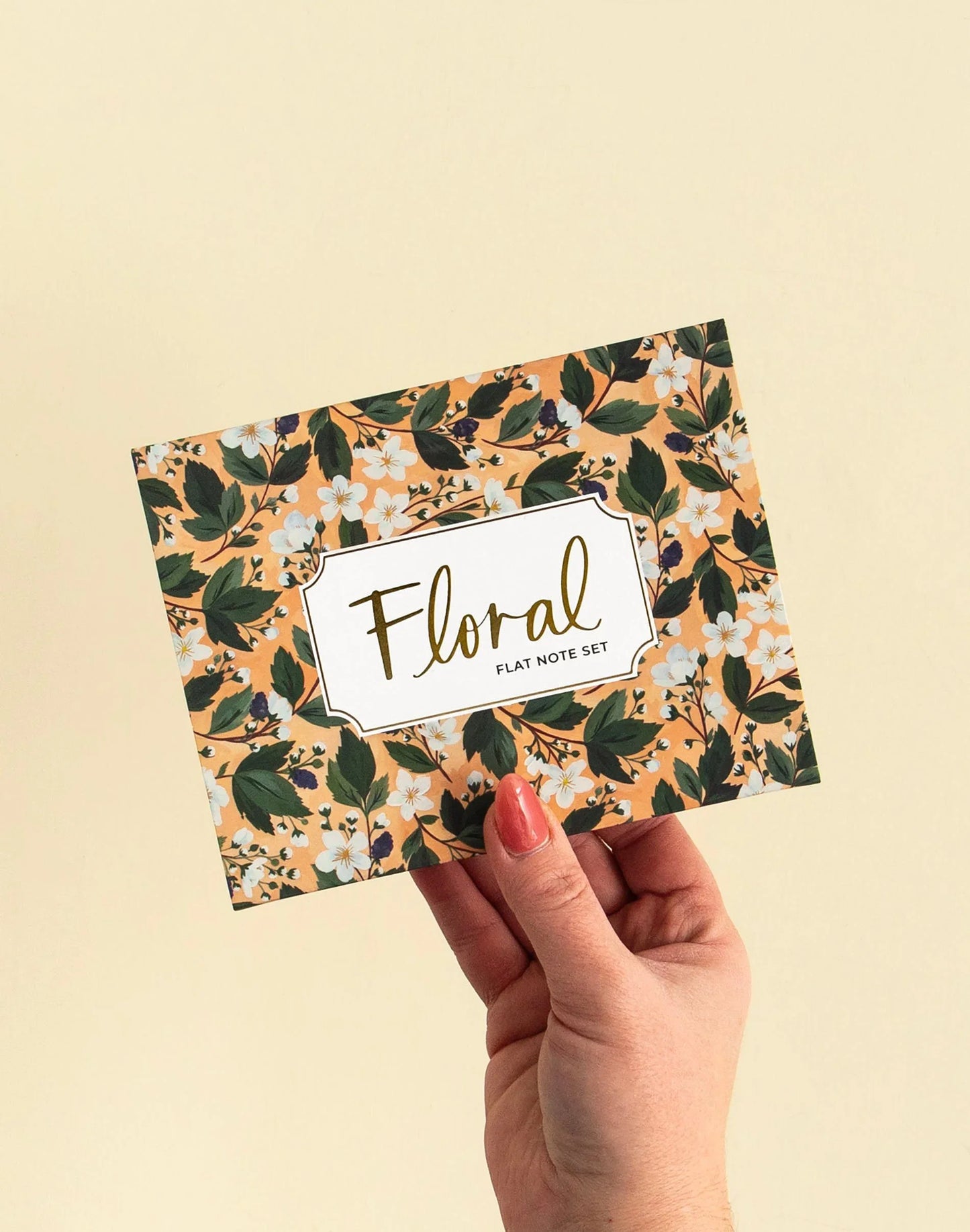 Floral Flat Note Set