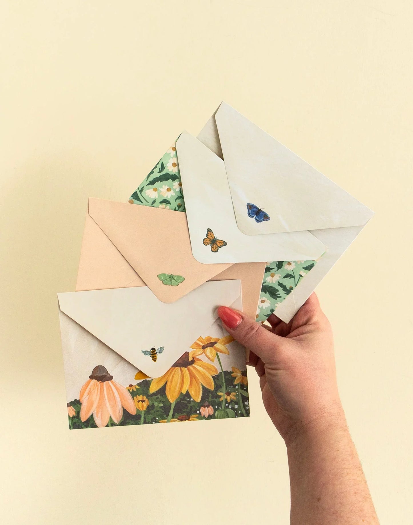 Floral Flat Note Set