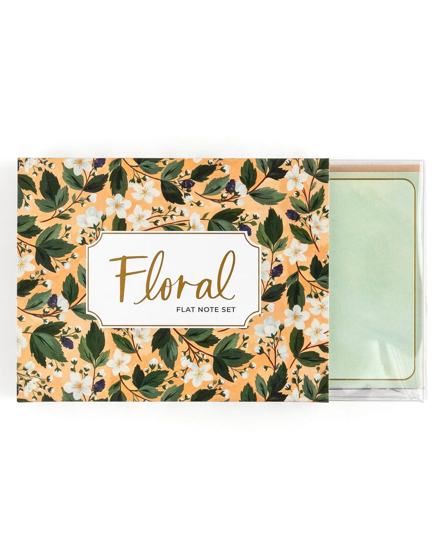 Floral Flat Note Set