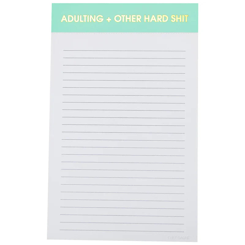 Adulting + Other Hard Shit Notepad