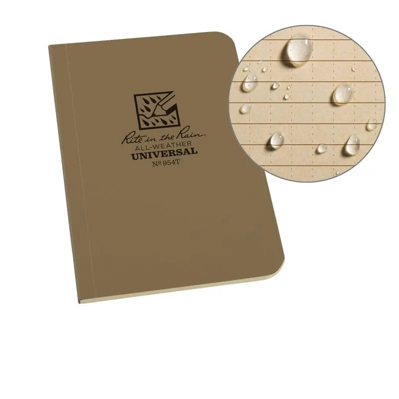 Tan Soft Cover Memo Book