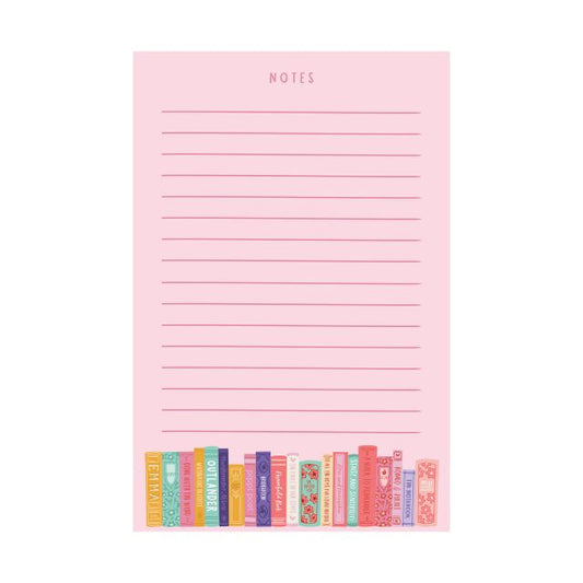 Romance Book Stack Notepad