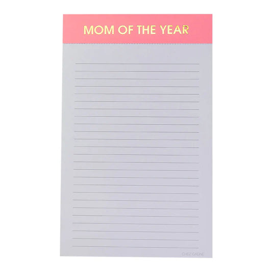 Mom Of The Year Notepad