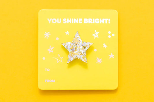 You Shine Bright Star Pin